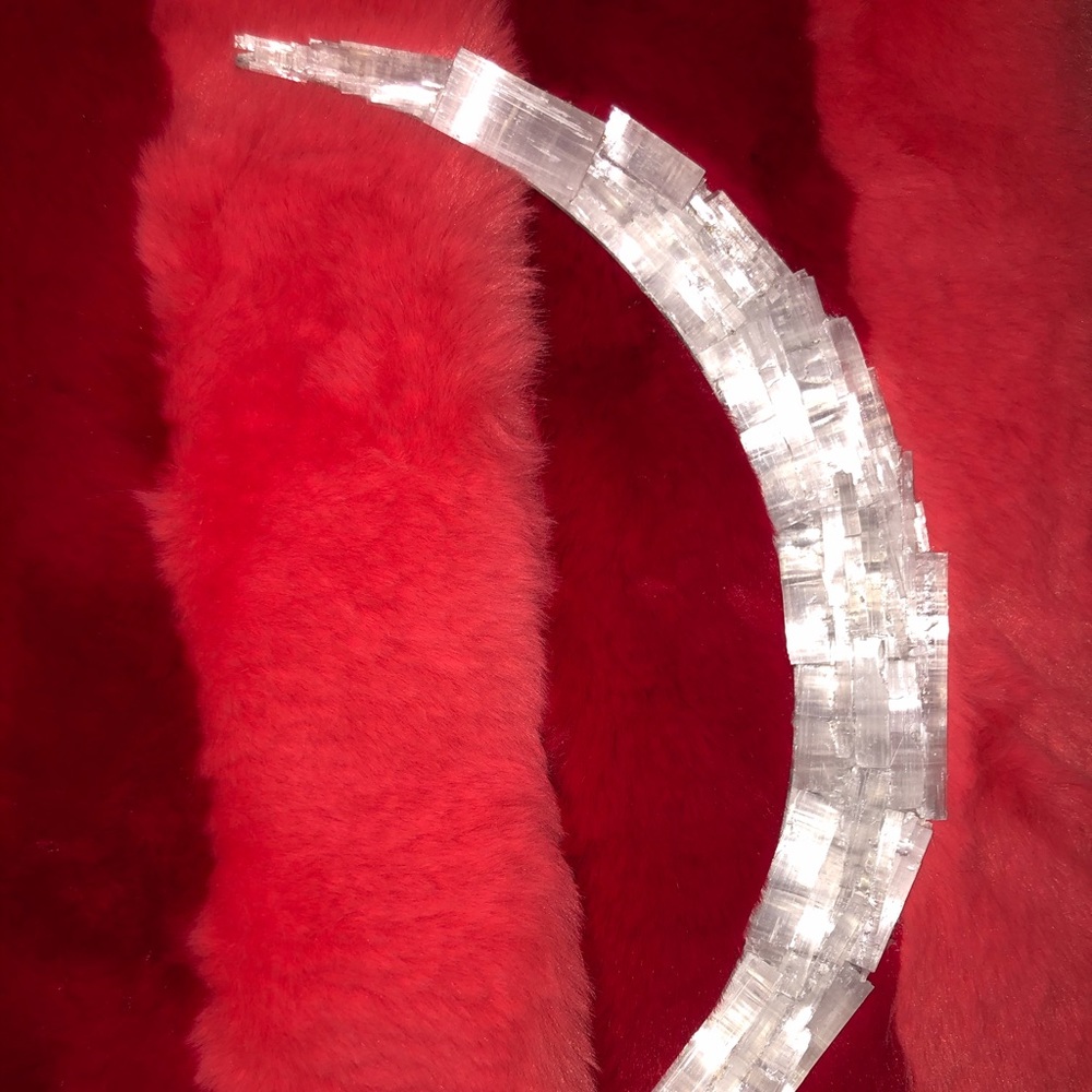 Selenite moon 1 foot 2 in.